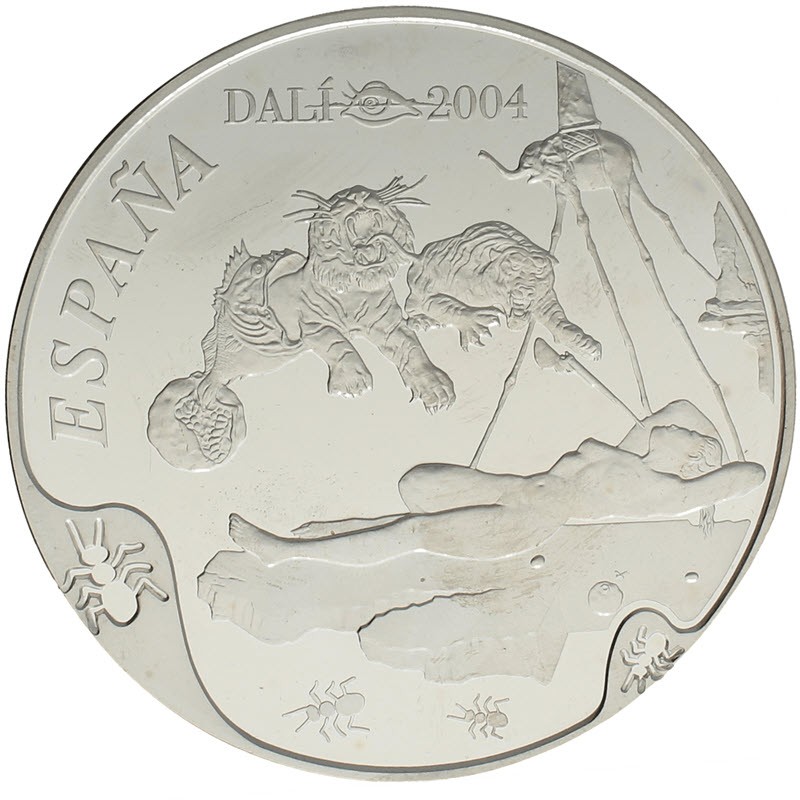 Серебряная монета Испании 