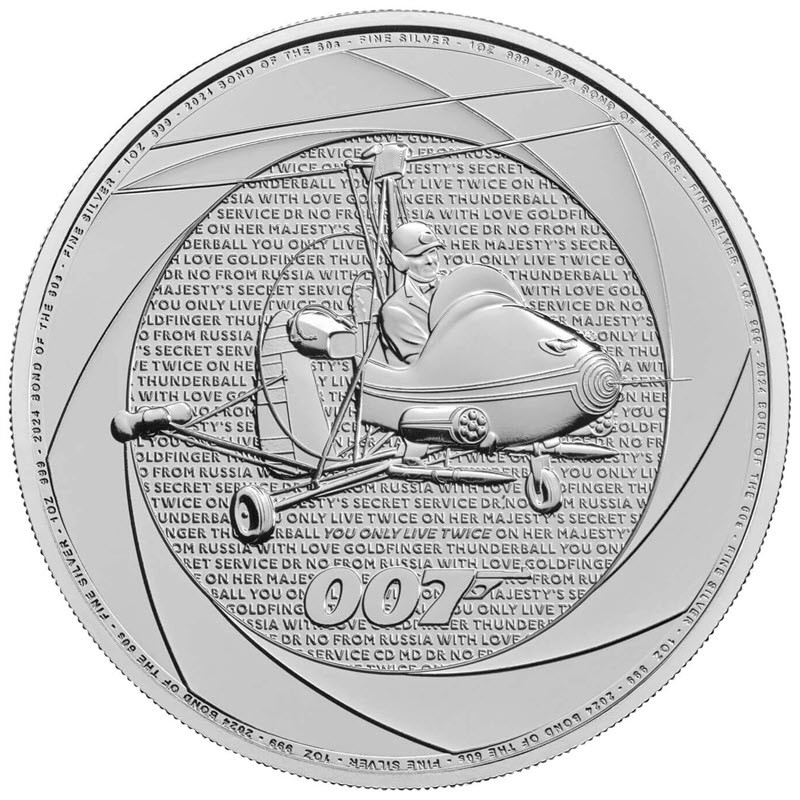Серебряная монета Великобритании 