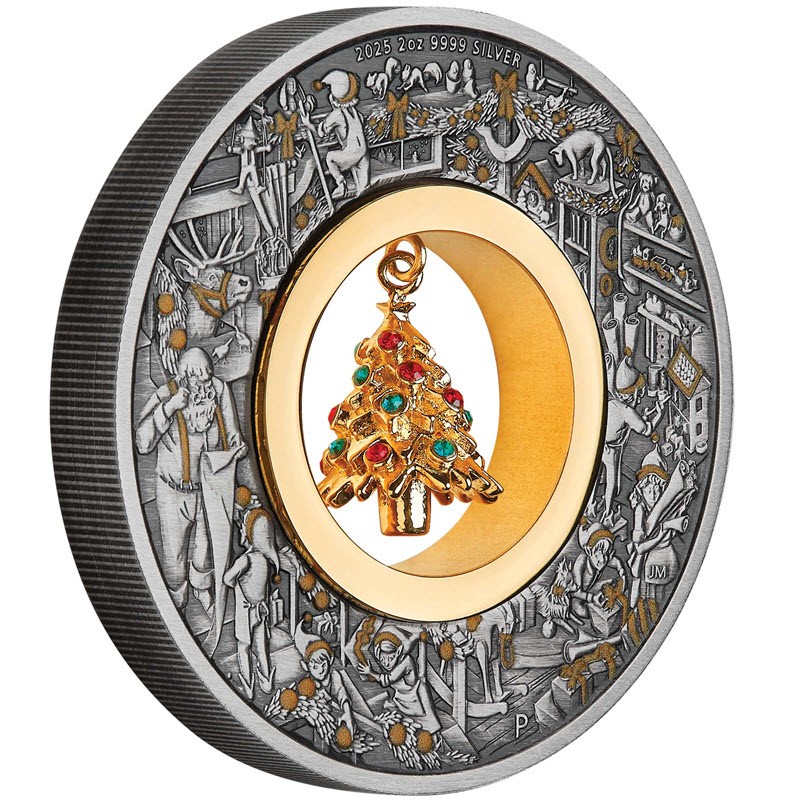 Серебряная монета Австралии 