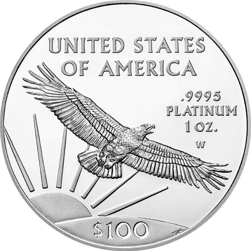 Платиновая монета США 