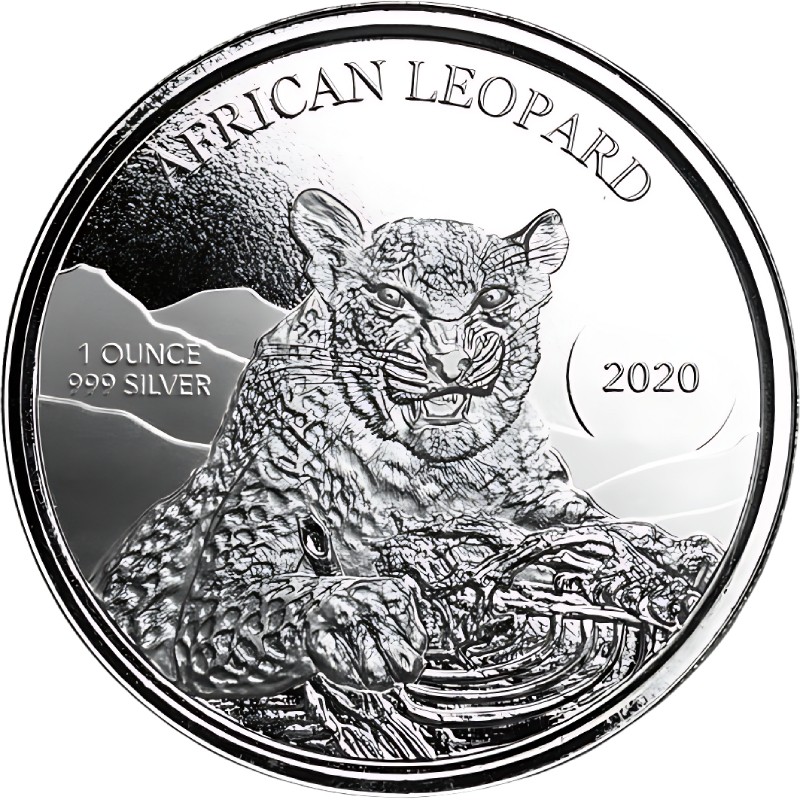 Серебряная монета Ганы 