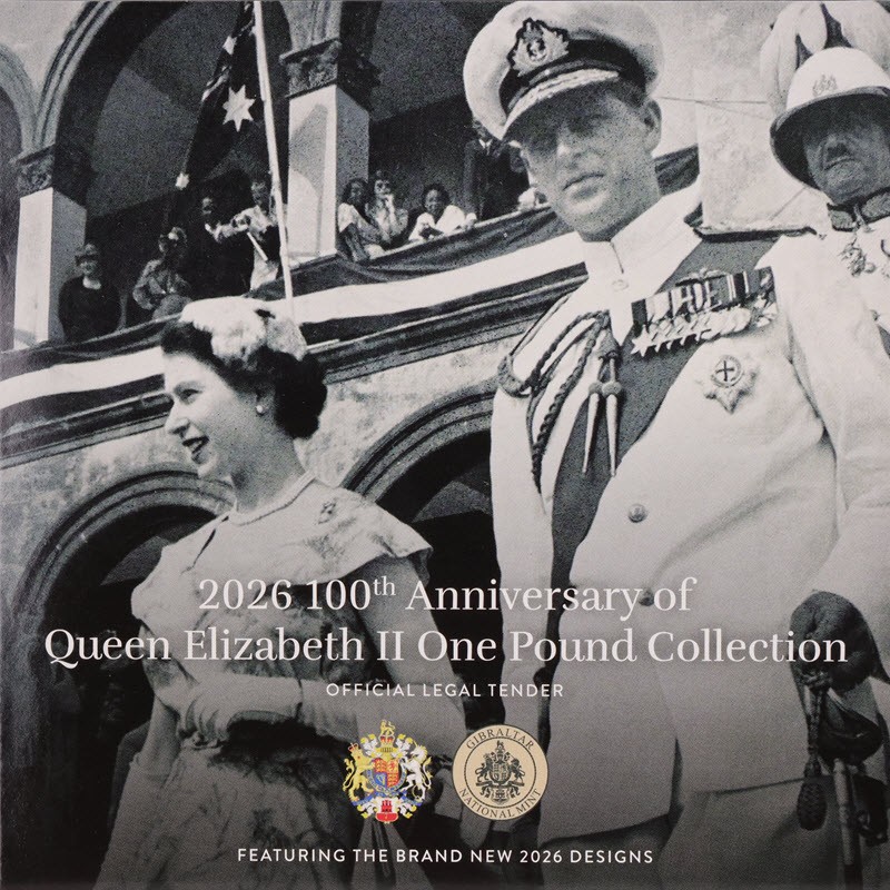 Набор из 7-ми монет Гибралтара 