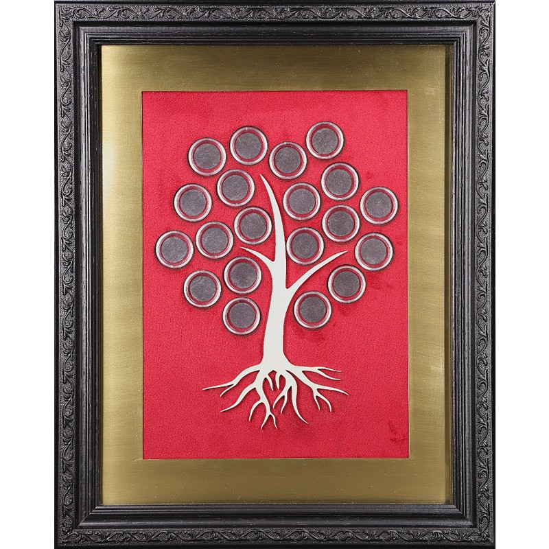 Ассамбляж  “Древо”  34х28 см