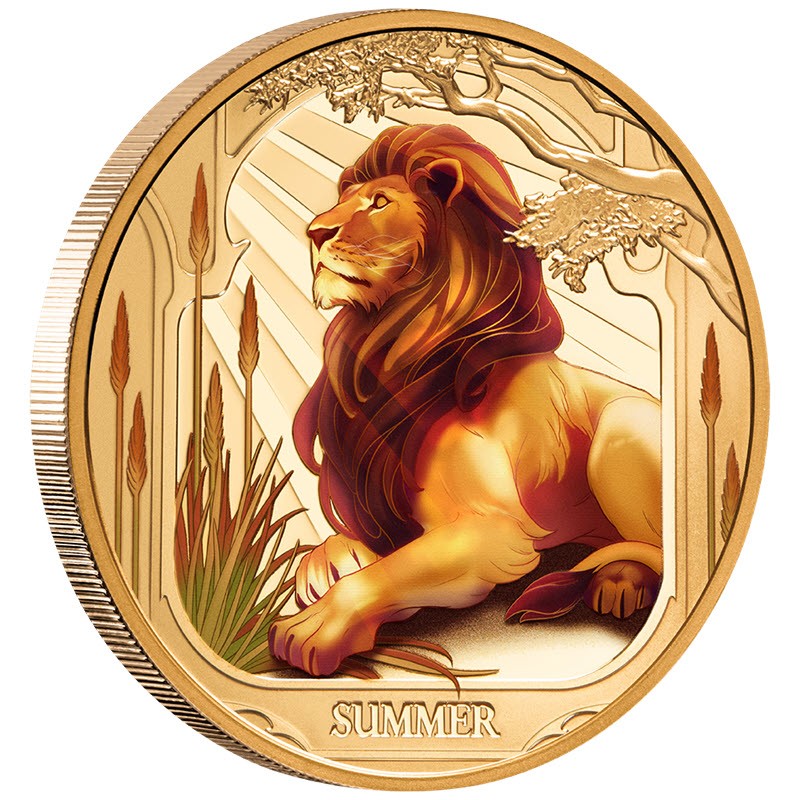 Золотая монета Ниуэ 