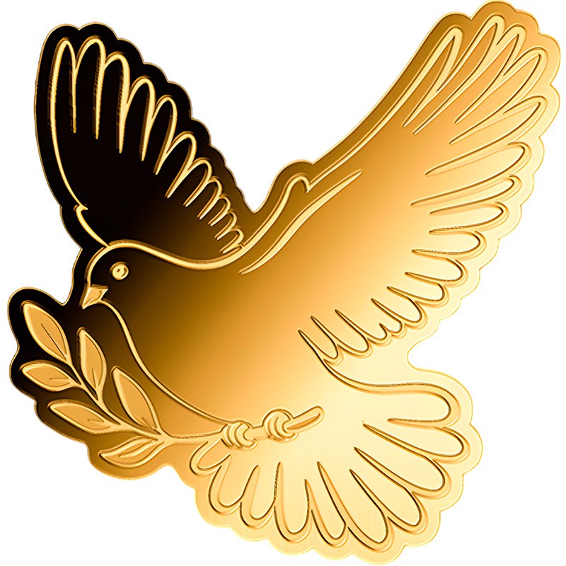 Золотая монета Габона 