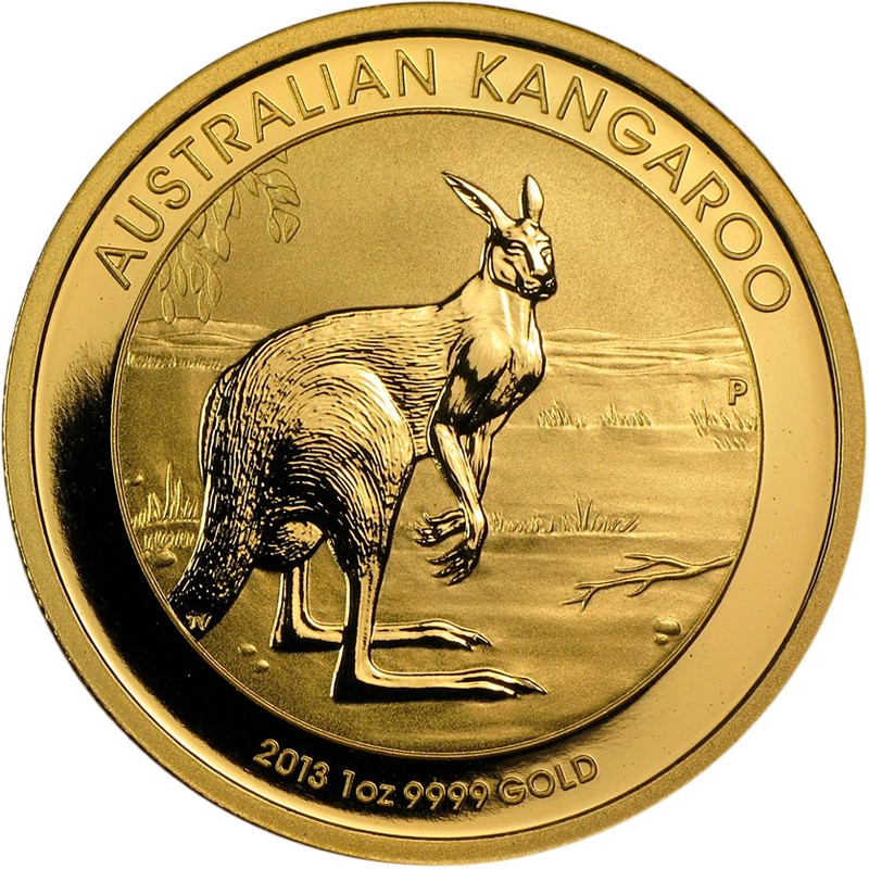 Золотая монета Австралии 