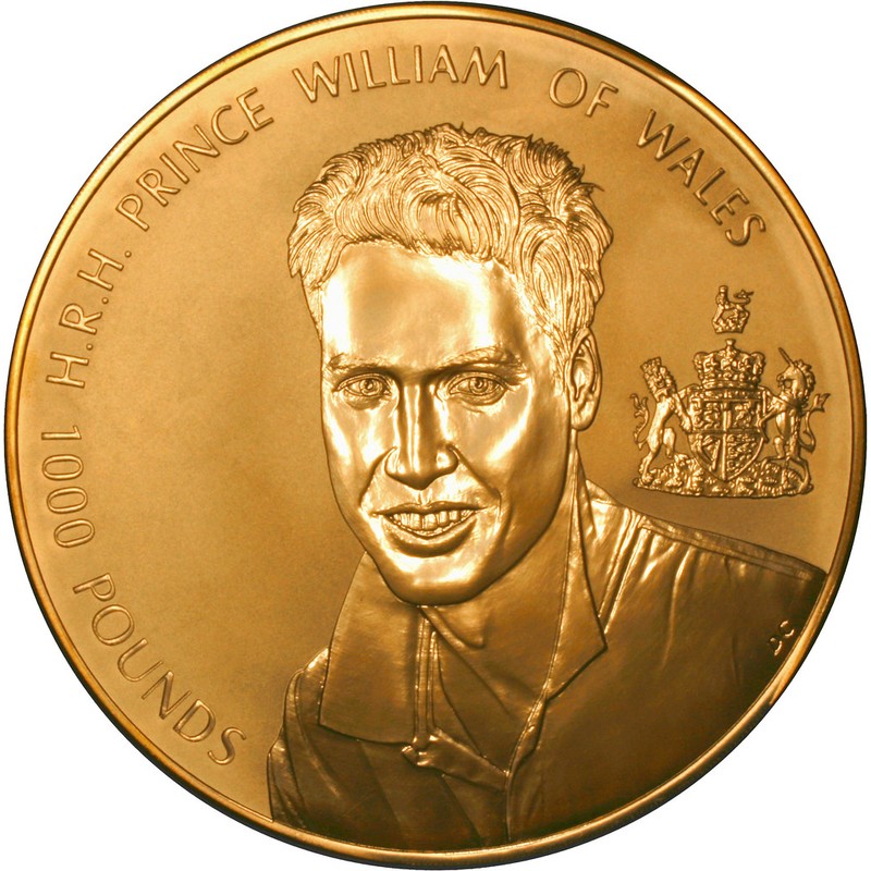 Золотая монета Олдерни 